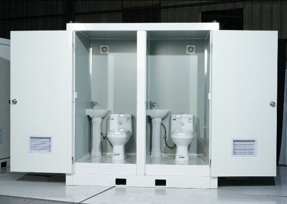 Udendørs mobilt toilet