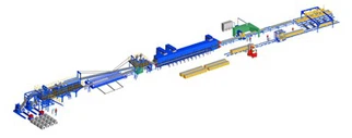 Koldopbevaringspaneler produktionslinje