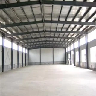 Lagerbygning af stålramme